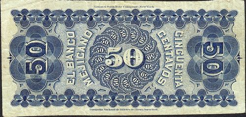 Banco Mejicano 50c 2 152979 reverse