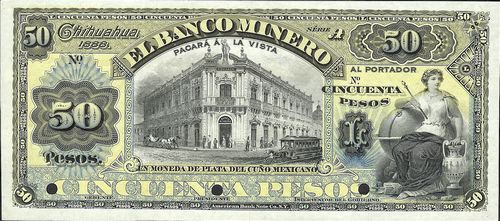 Banco Minero 50 A no number