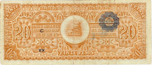 Ejercito 20 D 12571 reverse