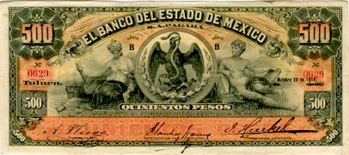 Mexico 500 B 0629