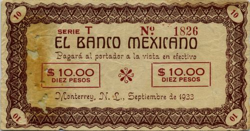 Banco Mexicano 10
