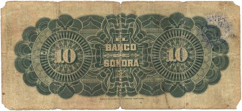 Sonora 10 E 10812 reverse