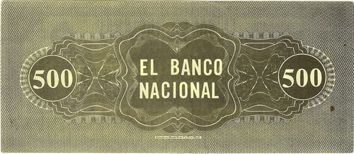 Movie Banco Nacional 500 DS 360427 Reed S7b reverse