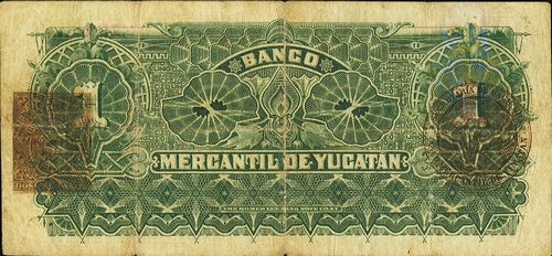 Mercantil Yucatan 1 13734 reverse
