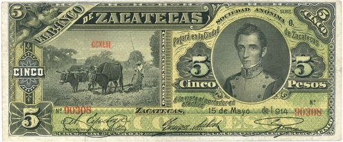 Zacatecas 5 O 89492