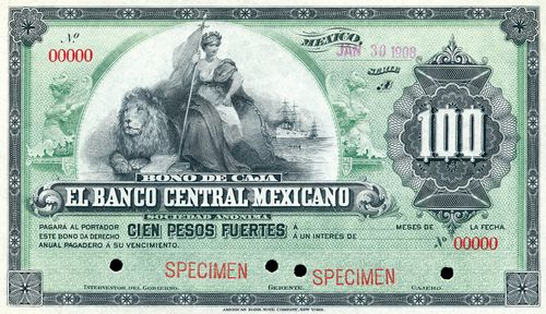 Banco Central Mexicano 100