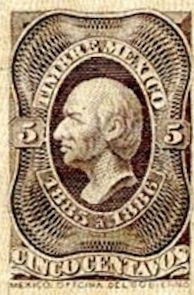 1885 1886 5 centavos