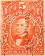 1888 1889 5 centavos