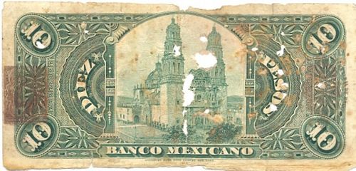 1888 Banco Mexicano 10