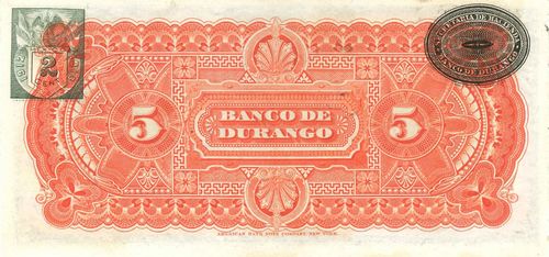 1913 Banco de Durango 5