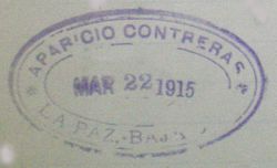 stamp Aparicio Contreras