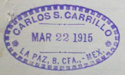 stamp Carlos S. Carrillo