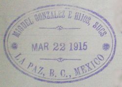 stamp Miguel Gonzalez