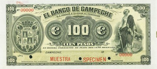 Campeche 100 specimen