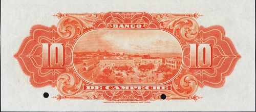 Campeche 10 B 00000 reverse