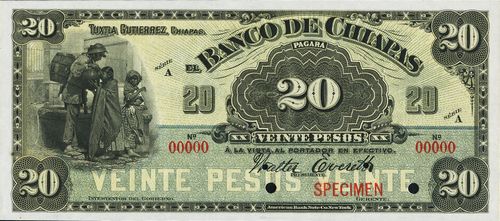 Chiapas 20 A 00000