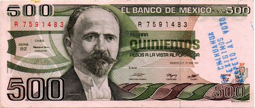 Banco de Mexico 500 BZ 7591483