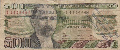 Banco de Mexico 500 G3854464