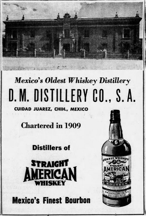 D.M. Distillery advert