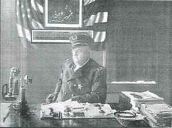 Pollock at desk