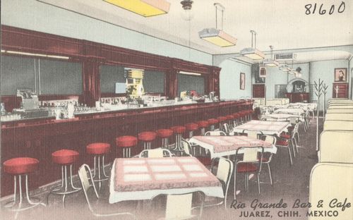 Rio Grande Bar postcard