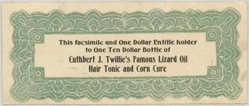 advert facsimile 10 Twillie reverse