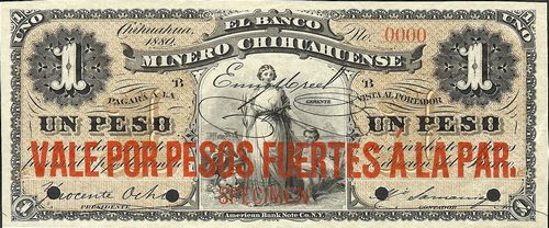 Banco Minero Chihuahuense 1 B 0000 brown