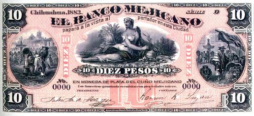 Banco Mejicano 10 D 0000