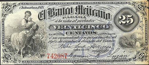 Banco Mejicano 25c 742087