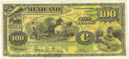 Banco Mexicano 100 A 00310