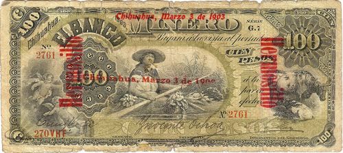 Banco Minero 100 G7 2761 HERMOSILLO