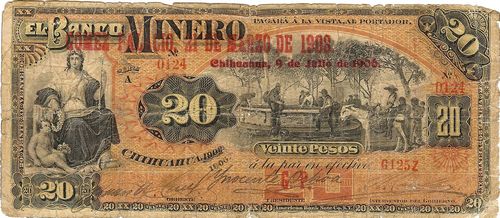 Banco Minero 20 A 0124 GOMEZ PALACIO