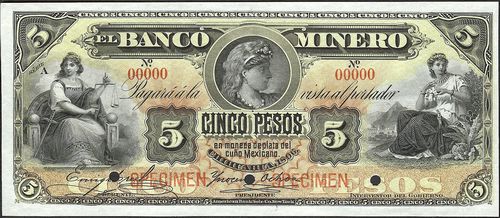 Banco Minero 5 A 00000 1896