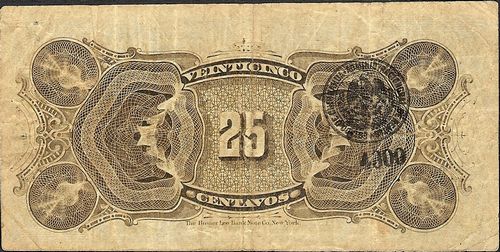 Parral 25c A 15781 reverse