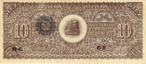 Ejercito 10 C 124228 reverse