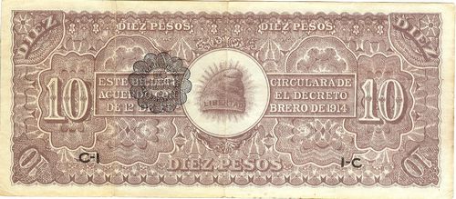 Ejercito 10 C 42763 reverse