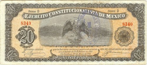 Ejercito 20 D 8340 reverse