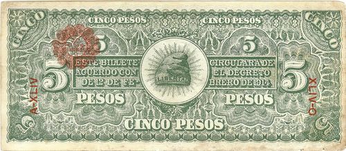 Ejercito 5 B 744307 reverse