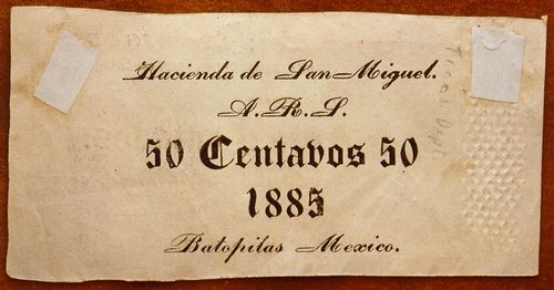 Hacienda de San Miguel 50c reverse