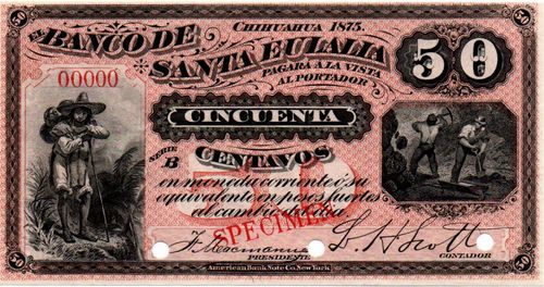 Santa Eulalia 50c B 00000 red