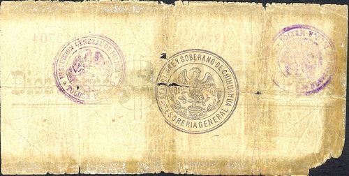 sabanas 10 A 13704 reverse