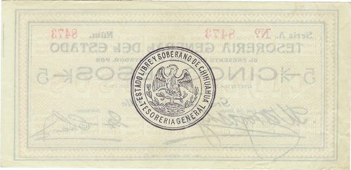 sabanas 5 A 8473 reverse