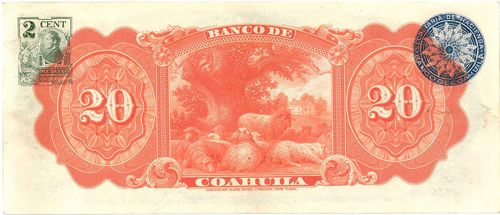 Coahuila 20 C22 21267 reverse