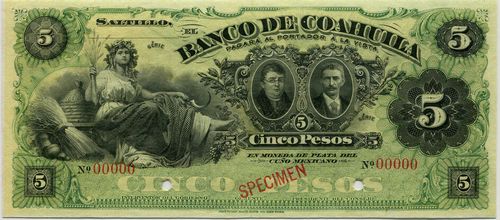 Banco de Coahuila 5 00000