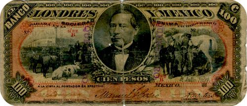 Londres y Mexico 100 B 07589