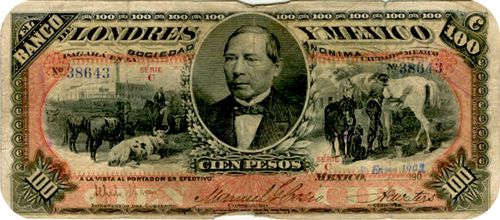 Londres y Mexico 100 C 38643