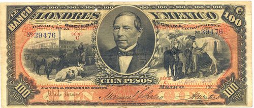 Londres y Mexico 100 C 39476
