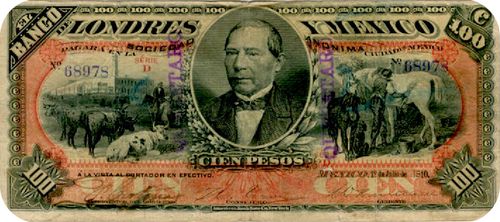 Londres y Mexico 100 D 68978