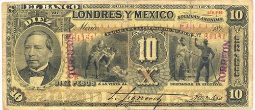 Londres y Mexico 10 B 84181