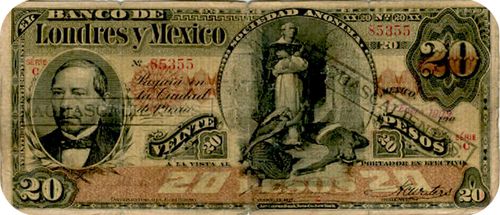 Londres y Mexico 20 C 85355